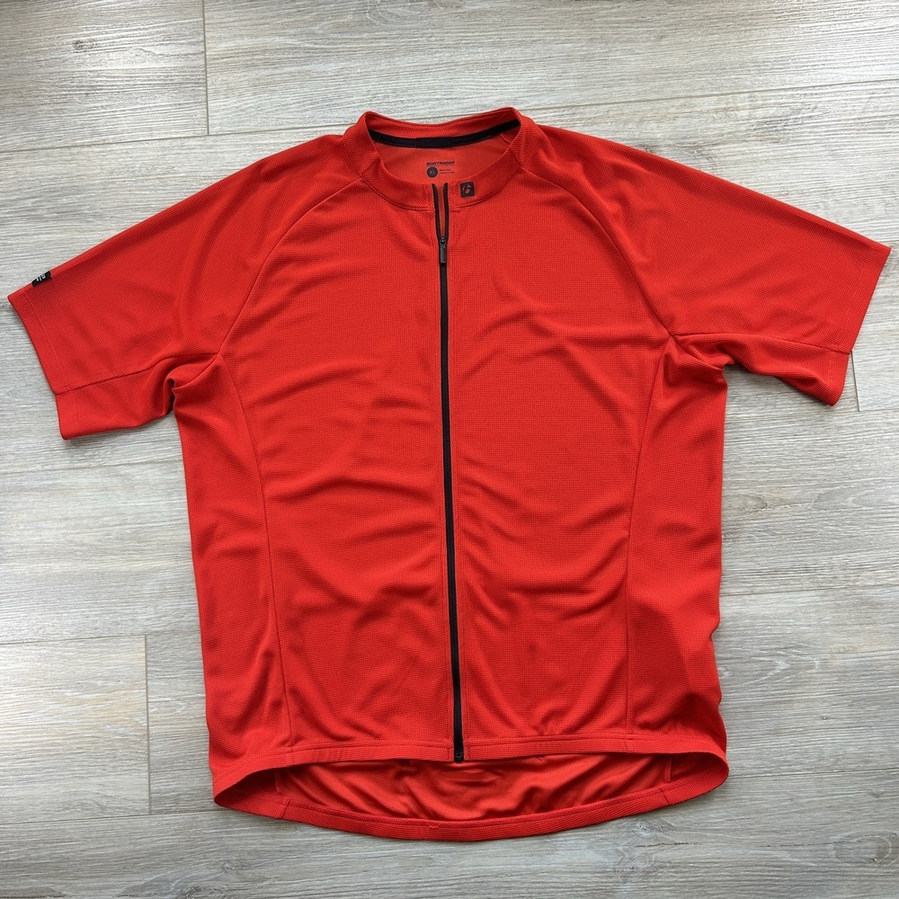 Bontrager XL Solstice Short Sleeve Cycling Jersey Cardinal Red Bike Racing Shirt